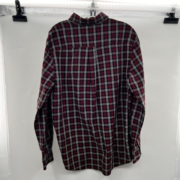 Chaps Men's Plaid Button Up Shirt Long Sleeve Multicolor Size Large - Picture 7 of 9